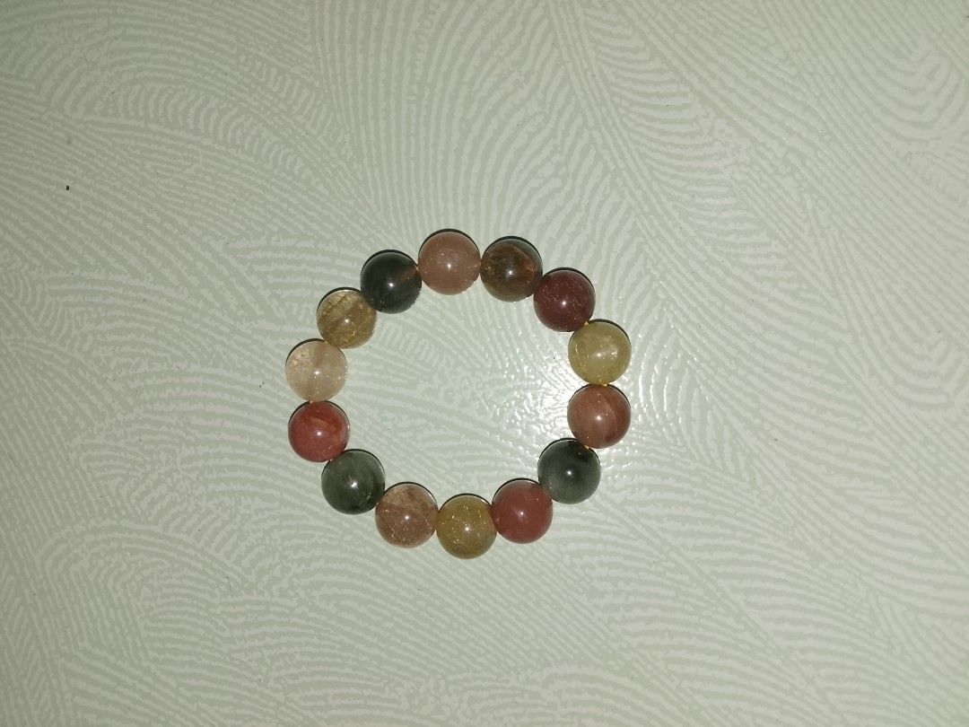 Natural Multi-Color Crystal Stone Beaded Bracelet (Category: Bracelets) located in Bacolod City. Submitted by beam_tori (Listing ID 1468995751, Image 1). Description: - MOP: Gcash - MOD: J&T.