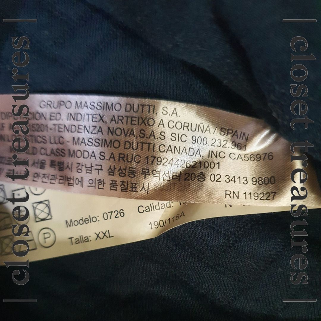 Navy Bomber Jacket | Massimo Dutti (Category: Coats, Jackets and Outerwear) located in Quezon City. Submitted by _closettreasures (Listing ID 1468972780, Image 3). Description: Size: XXL RFS: decluttering !!! Message me for more details (when worn pics, payment method, etc.) !!!.