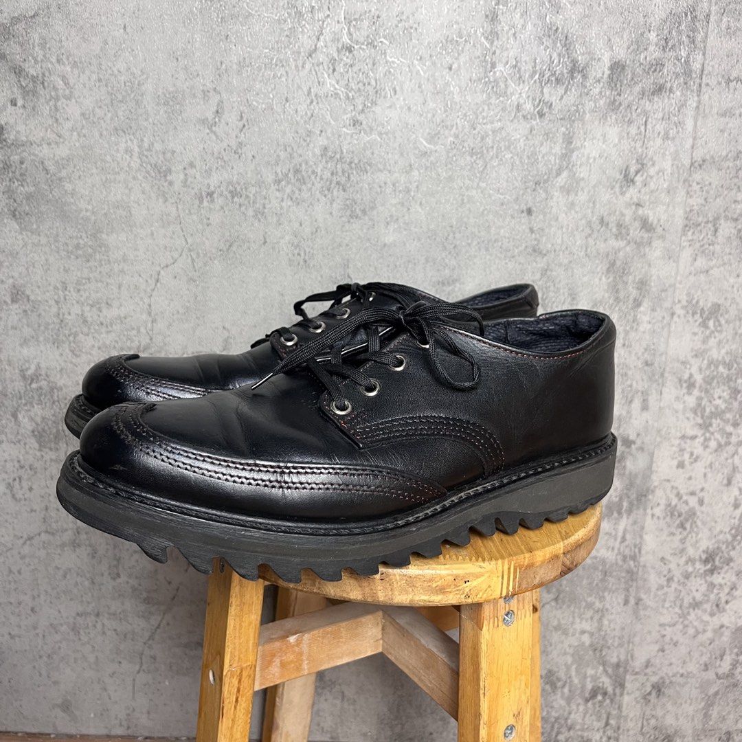 Nepenthes “Giant Shoe” Wingtip Oxfords (Category: Dress Shoes) located in Rizal. Submitted by wornout (Listing ID 1469150823, Image 1). Description: Nepenthes “Giant Shoe” Wingtip Oxfords Archive piece produced in the 90s to early 2000s. Nepenthes is the parent company behind Needles, Engineered Garments, and other influential Japanese labels. Features a heavy-duty design and rugged silhouette, made in the USA with quality craftsmanship. Details: