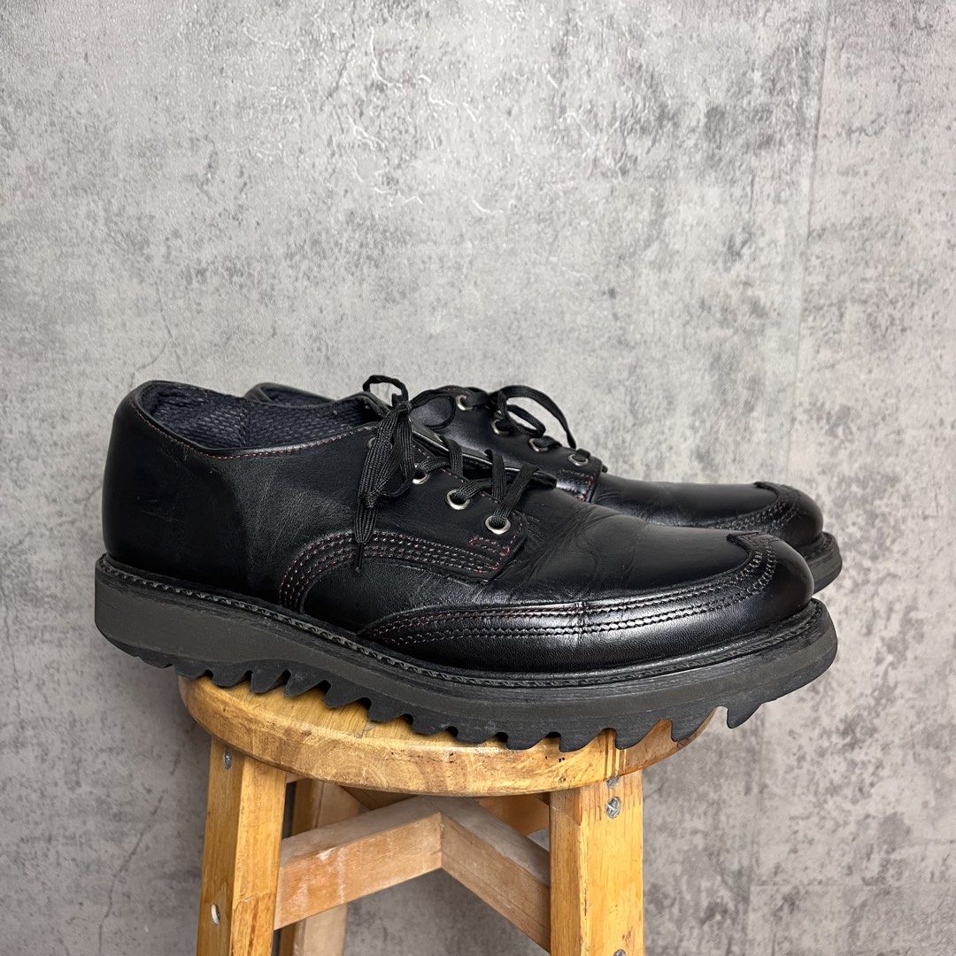 Nepenthes “Giant Shoe” Wingtip Oxfords (Category: Dress Shoes) located in Rizal. Submitted by wornout (Listing ID 1469150823, Image 3). Description: Nepenthes “Giant Shoe” Wingtip Oxfords Archive piece produced in the 90s to early 2000s. Nepenthes is the parent company behind Needles, Engineered Garments, and other influential Japanese labels. Features a heavy-duty design and rugged silhouette, made in the USA with quality craftsmanship. Details: