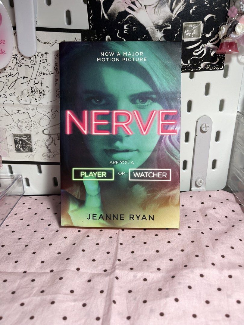 Nerve Novel by Jeanne Ryan (Category: Storybooks) located in Mariveles. Submitted by nahtmystyle (Listing ID 1468956707, Image 1). Description: - Condition: Pre-loved, yellowing around edges and light cover scuffs, foxing, tanning loc: bataan mop: gcash mod: flash express .