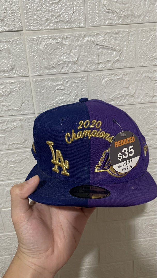 New Era Los Angeles Fitted Cap (Category: Caps & Hats) located in Roxas City. Submitted by bincethingz_ (Listing ID 1469048364, Image 1). Description: Original pair Size 7 1/2 Ready to wear Condition 10/10 Roxas City, Capiz Via Lbc COP.