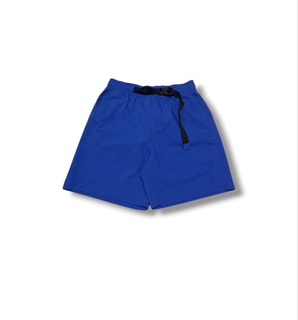 New Wave Nylon Buckle Shorts (Category: Shorts) located in Bulacan. Submitted by sanjisthrift (Listing ID 1469104547, Image 1). Description: Width 30-36 Length 20 Excellent Condition 9.5/10.
