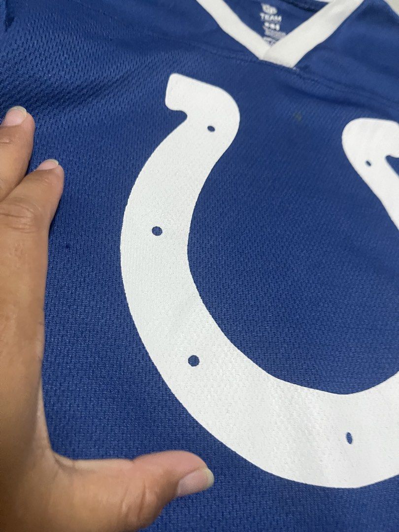 NFL Colts Jersey (Category: Shirts) located in Bulacan. Submitted by sanjisthrift (Listing ID 1469105510, Image 3). Description: Size XSmall Womens Width 16 Length 22 Good Condition 9/10 Need wash .