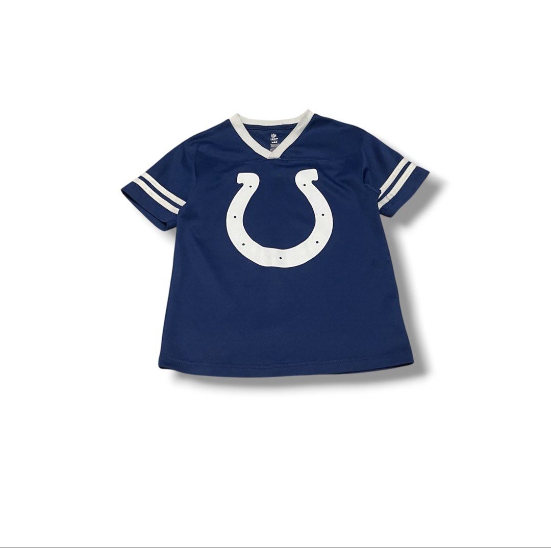 NFL Colts Jersey (Category: Shirts) located in Bulacan. Submitted by sanjisthrift (Listing ID 1469105510, Image 1). Description: Size XSmall Womens Width 16 Length 22 Good Condition 9/10 Need wash .