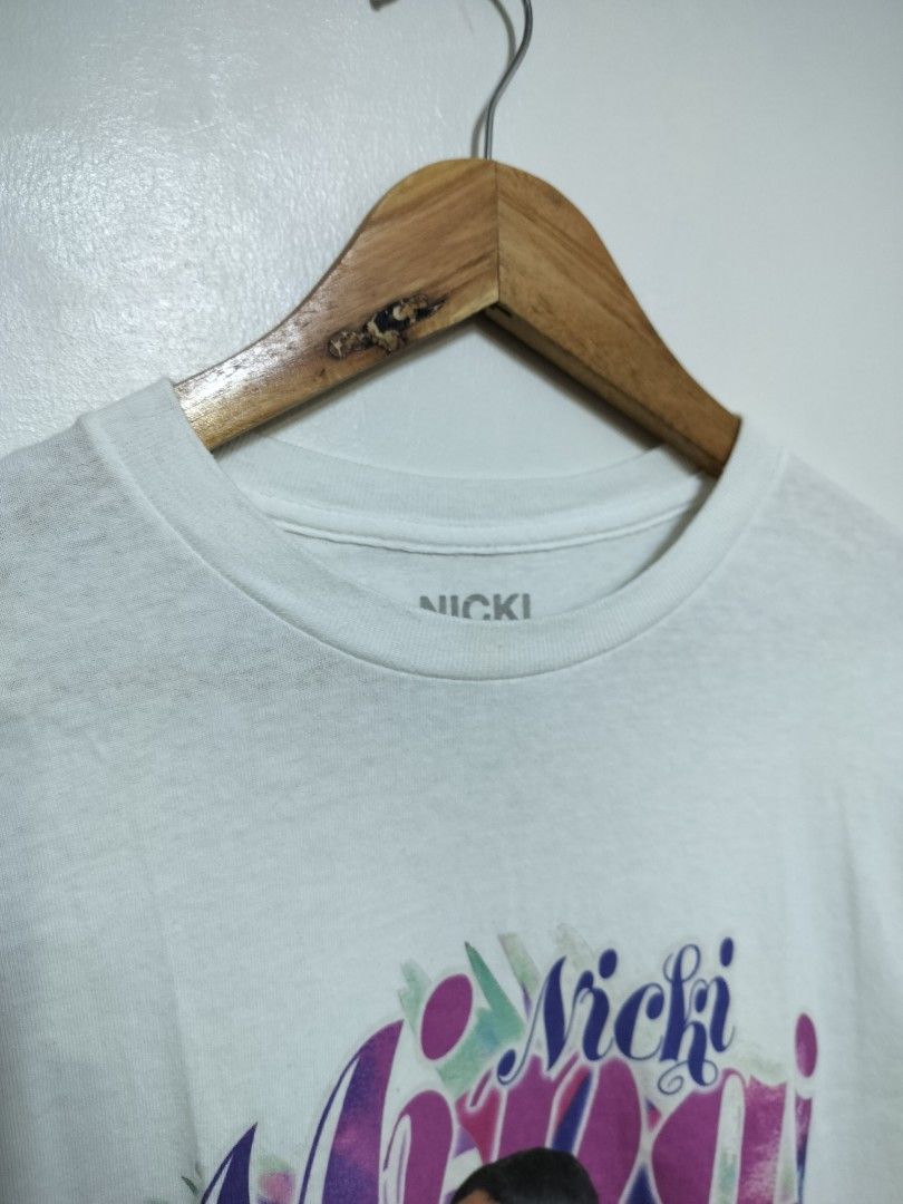 Nicki Minaj Printed Tee (Category: Shirts) located in Taguig. Submitted by thriftybounce (Listing ID 1468940434, Image 3). Description: Fit : S Width : 18 Length : 27 Color Rate : 9.5/10 Issue : None.