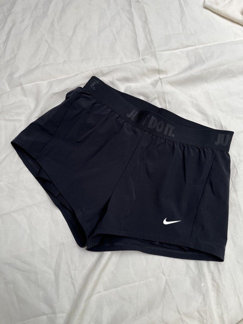 Nike Dri-fit workout short (Black) (Category: Activewear) located in Quezon City. Submitted by headline. (Listing ID 1469108886, Image 1). Description: NIKE DRI-FIT BLACK WORKOUT SHORT EXCELLENT CONDITION SIZE:MEDIUM FOR ONLY:550php +SHIPPING FEE.