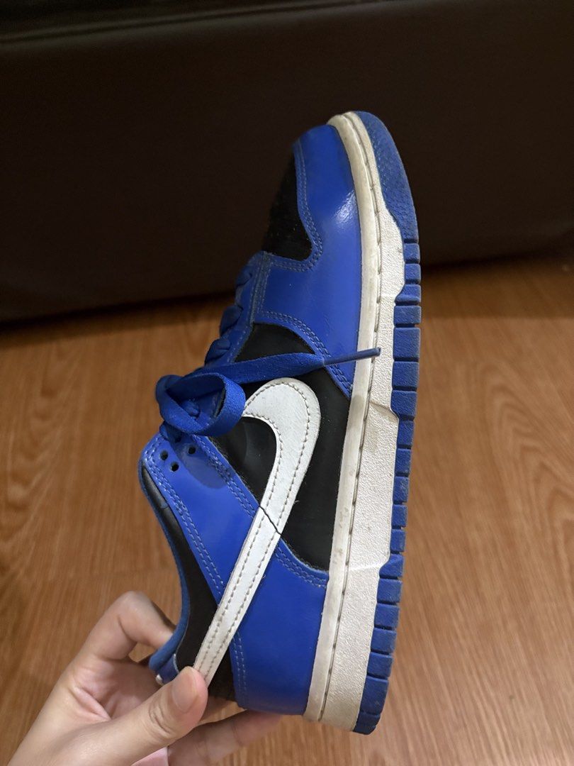 Nike Dunk Low Hyper Cobalt (Category: Sneakers) located in Manila. Submitted by prelovedby_yna (Listing ID 1469091076, Image 3). Description: - Nike Dunk Low - Royal Blue and Black / White - Condition: Normal wear, shows toe box creasing and dirt on soles - No box - Check photo listing for size .