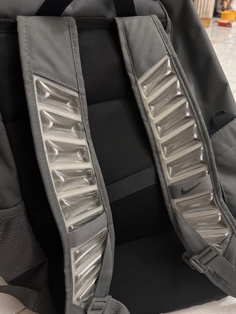 Nike Elite Backpack Grey with Air Zoom Straps (Category: Backpacks) located in Manila. Submitted by swiftfire_5283dd (Listing ID 1469049057, Image 1). Description: 2,000 qc loc meet up sm north meet up trinoma ayala.