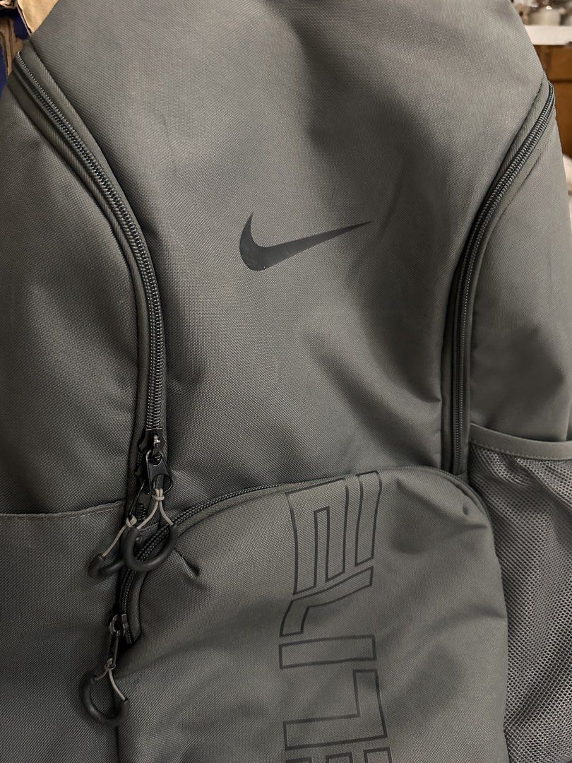 Nike Elite Backpack Grey with Air Zoom Straps (Category: Backpacks) located in Manila. Submitted by swiftfire_5283dd (Listing ID 1469049057, Image 2). Description: 2,000 qc loc meet up sm north meet up trinoma ayala.
