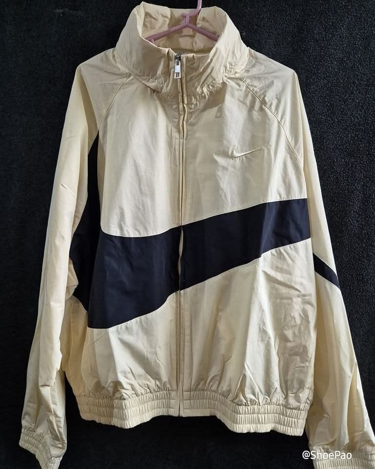 Nike Men's Swoosh Woven Jacket (Category: Hoodies) located in Caloocan City. Submitted by shoepao2024 (Listing ID 1469022525, Image 1). Description: Nike Men's Swoosh Woven Jacket - Coconut Milk Xtra Large on tag 950 pesos only Onhand Original Gcash/Bank Transfer/Maya Brgy 168, North Caloocan Shipping Nationwide, add SF PM for Inquiries.