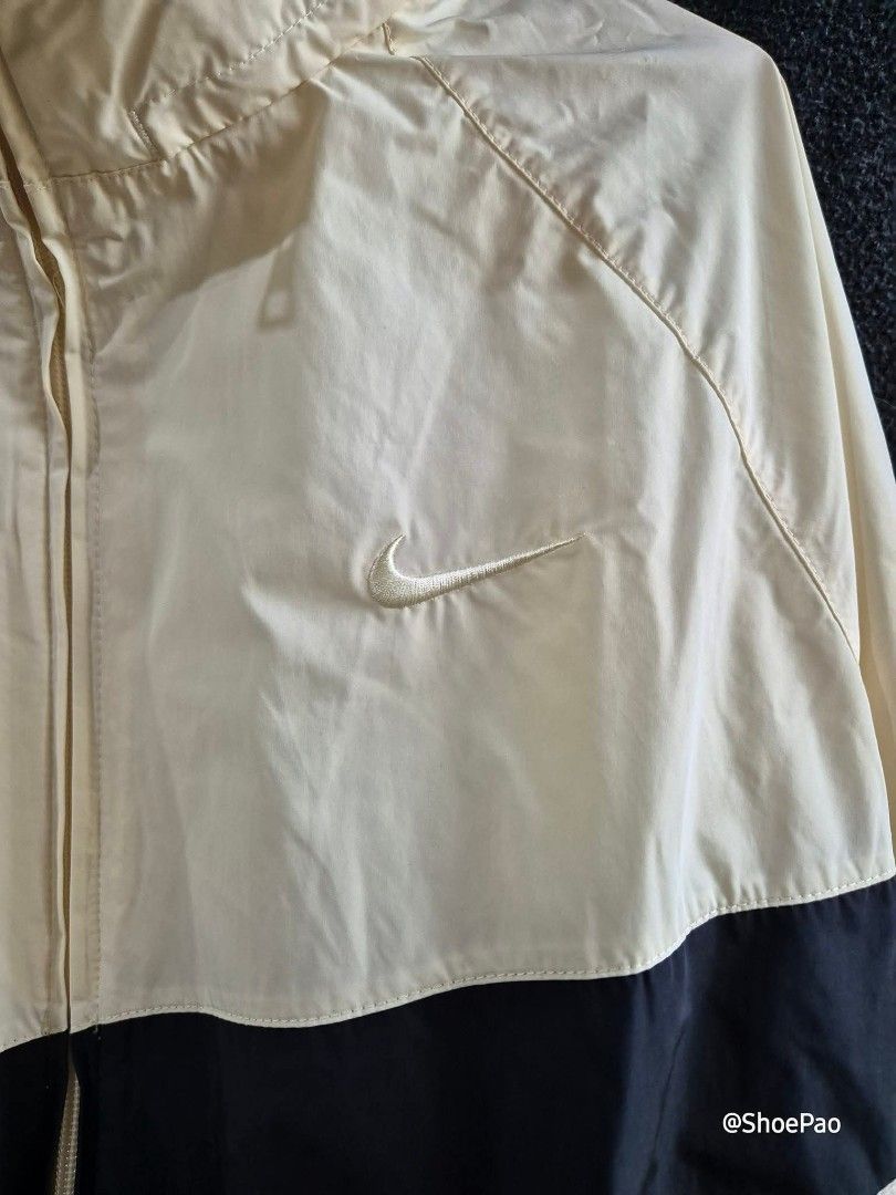 Nike Men's Swoosh Woven Jacket (Category: Hoodies) located in Caloocan City. Submitted by shoepao2024 (Listing ID 1469022525, Image 3). Description: Nike Men's Swoosh Woven Jacket - Coconut Milk Xtra Large on tag 950 pesos only Onhand Original Gcash/Bank Transfer/Maya Brgy 168, North Caloocan Shipping Nationwide, add SF PM for Inquiries.