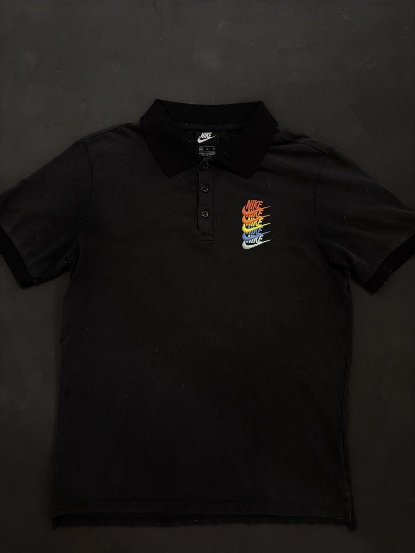 Nike MultiSwoosh Polo (Category: Tshirts & Polo Shirts ) located in Ibajay. Submitted by thriftthriftlang.aklan (Listing ID 1469025618, Image 1). Description: Nike MultiSwoosh Polo Dimes-20x27 Condition-Excellent Condition Color Rate-9/10 Issue-Need Wash.
