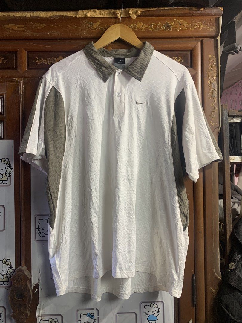 Nike polo (Category: Tshirts & Polo Shirts ) located in Davao. Submitted by frnzy05 (Listing ID 1469108108, Image 1). Description: Nike dri fit polo Size - XL on tag Width - 25 Length - 27.5 front 28.5 back Issues - need wash and very minimal black stains Color rate - 9.5/10 Condition - Very good 649.