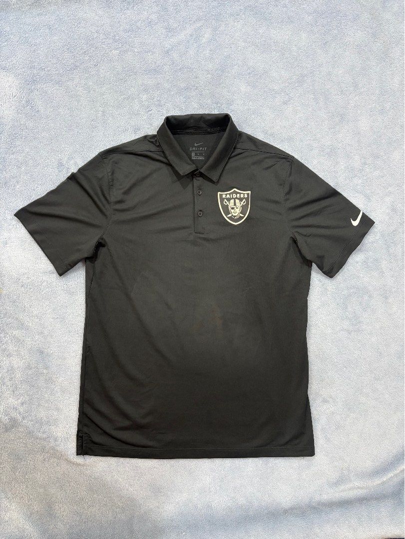 Nike Raiders Polo (Category: Tshirts & Polo Shirts ) located in Alburquerque. Submitted by ukay_ni_edgar (Listing ID 1469024001, Image 1). Description: Black Nike Dri-FIT Raiders polo. Sporty, sleek, and easy to style � .