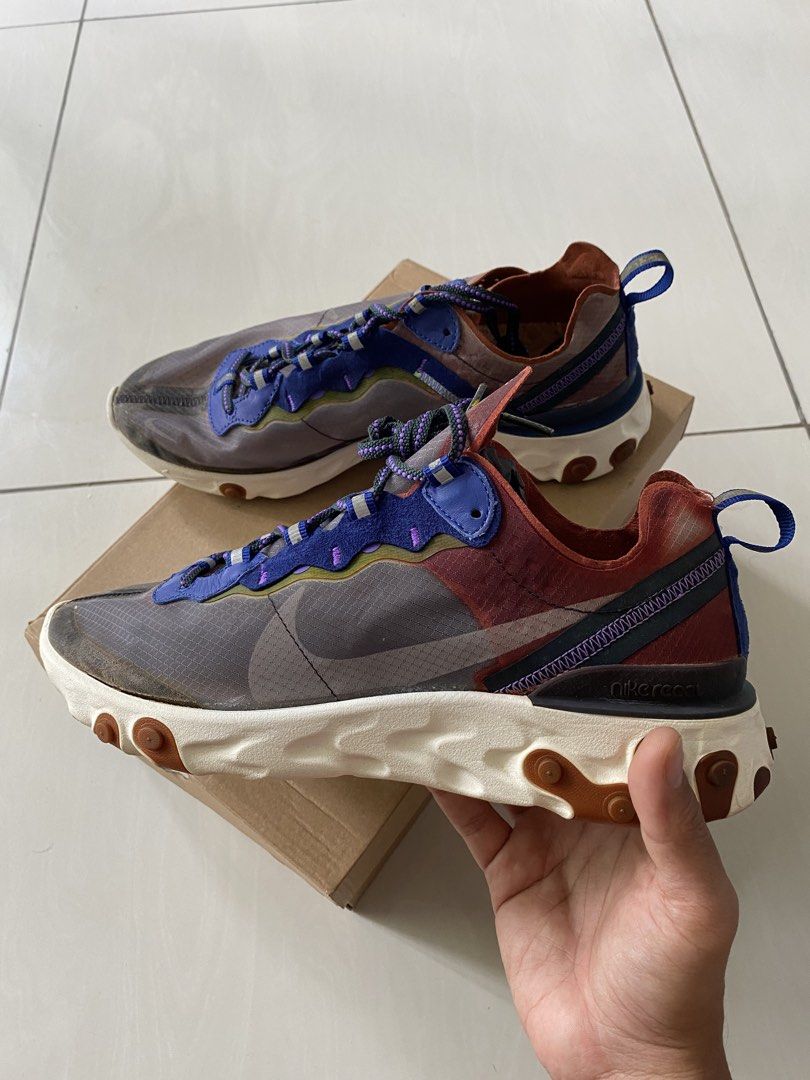 Nike React Element 87 (Category: Sneakers) located in Singapore. Submitted by Present_Malone (Listing ID 1468955172, Image 1). Description: No box, just the shoe..