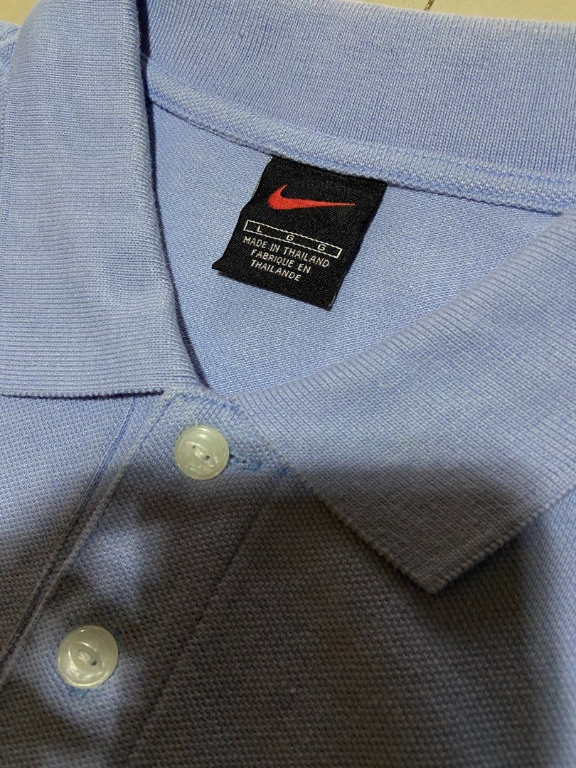 NIKE VINTAGE POLO SHIRT (Category: Tshirts & Polo Shirts ) located in San Pablo. Submitted by tripnthrift15 (Listing ID 1468940681, Image 2). Description: NIKE VINTAGE POLO SHIRT SIZE LARGE ON TAG COMPLETE TAGS GOOD CONDITION DIMES 21*28.