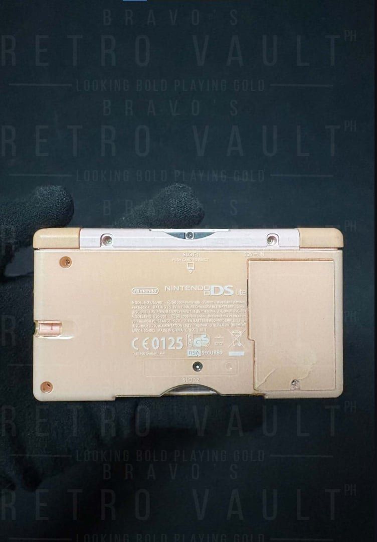 Nintendo DS Lite + Pokémon Ruby Game (Category: Nintendo) located in Manila. Submitted by johnnybrav16957 (Listing ID 1469072206, Image 2). Description: Nintendo DS Lite + Pokémon Ruby Game Hey MAMA!😴 Selling my Sleeper Pink Nintendo DS Lite with an included Pokémon Ruby bootleg cartridge! Details: - Working and playable - Hinge problem - Upper screen has LCD burn/blemishes - Touchscreen working - Speakers working well - All buttons working - Wo