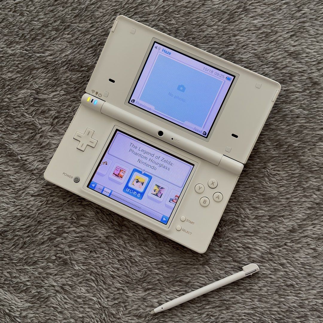 Nintendo DSi Japan Version (Category: Nintendo) located in Las Pinas. Submitted by jmxhobbies (Listing ID 1468974258, Image 1). Description: Condition - very good condition 9/10 - minor scratches due to age but overall makinis - no issue - 2 screens super bright like new - all buttons working - no yellowing - wifi and charging works perfectly - card reader clean and reads cartridges - all ports are clean Firm price Location: Binan, Laguna Deliver