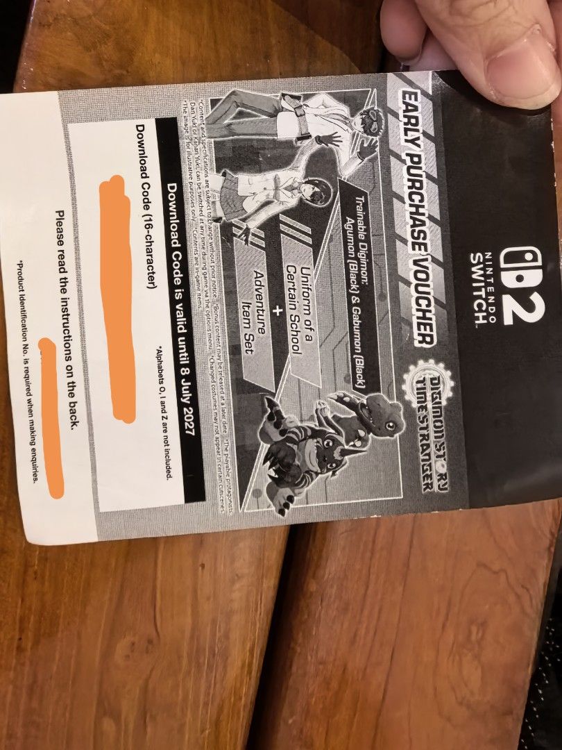 Nintendo Switch (Category: Nintendo) located in Navotas City. Submitted by emembravocastillo (Listing ID 1469026425, Image 2). Description: PRICE FOR ATTENTION ONLY PO! Free lang po baka meron may need digimon time strangers unused code. Free lang po papamigay ko po. Pick up nyo nalang po dito malapit sa area Navotas City..