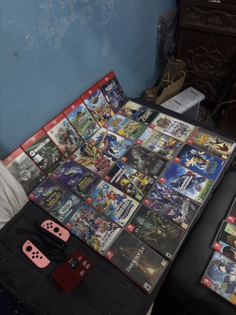 Nintendo Switch Games, Joycon & Memory Cards (Category: Nintendo) located in Cavite. Submitted by xsavier88 (Listing ID 1468983103, Image 2). Description: 🌟For sale! Nintendo Switch 1 & 2 Games & Accessories 🌟Accessories: Sandisk A1 Ultra 256GB Memory Card - 2,200 Sandisk A1 Ultra 128GB Memory Card - 1,200 Pastel Pink Nintendo Switch Joycons with straps - 2,500 🌟Nintendo Switch 2 Games: Fantasy Life - 2,500 Mario Kart World - 2,500 Pokemon Leg