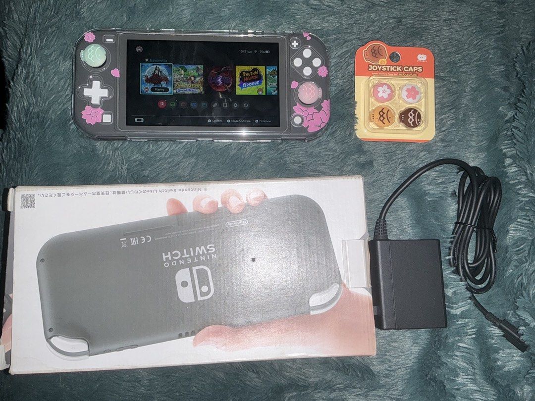 Nintendo Switch lite (2025 model) (Category: Nintendo) located in Caloocan City. Submitted by sharjm (Listing ID 1468948902, Image 2). Description: selling my nintendo switch lite!! Inclusions: Complete accessories (charger, manual, box) clear case and thumb grips Unit has no issues like scratches or dents at all. Performance and battery is 10/10, and no stick drifts:)) may tempered glass na din na naka-install Rfs: planning to upgrade to ns2 del