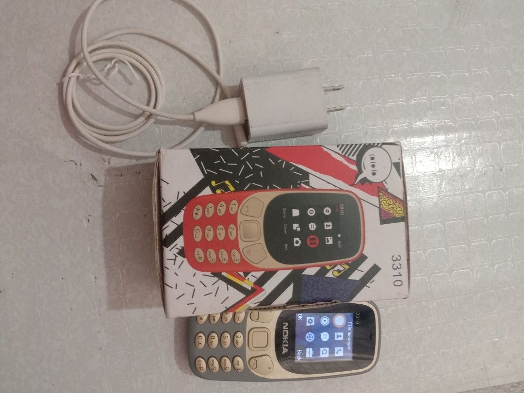 Nokia 3310 (Category: Early Generation Mobile Phones) located in Quezon City. Submitted by denz70. (Listing ID 1468943391, Image 2). Description: for sale 250 pesos Nokia 3310 with box call or text 0. 9. 5. 6. 9. 3. 2. 0293.