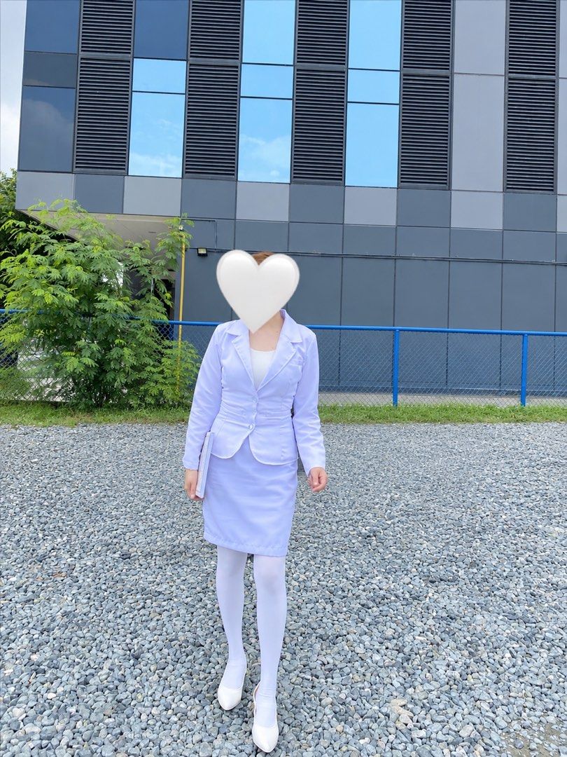 nursing oath taking set (Category: Sets or Coordinates) located in Manila. Submitted by imsoll (Listing ID 1469074802, Image 1). Description: Nursing oath taking gala set Fs : oath GALA SET 1,100 Xs-s Coat Skirt Heels 36 Val.