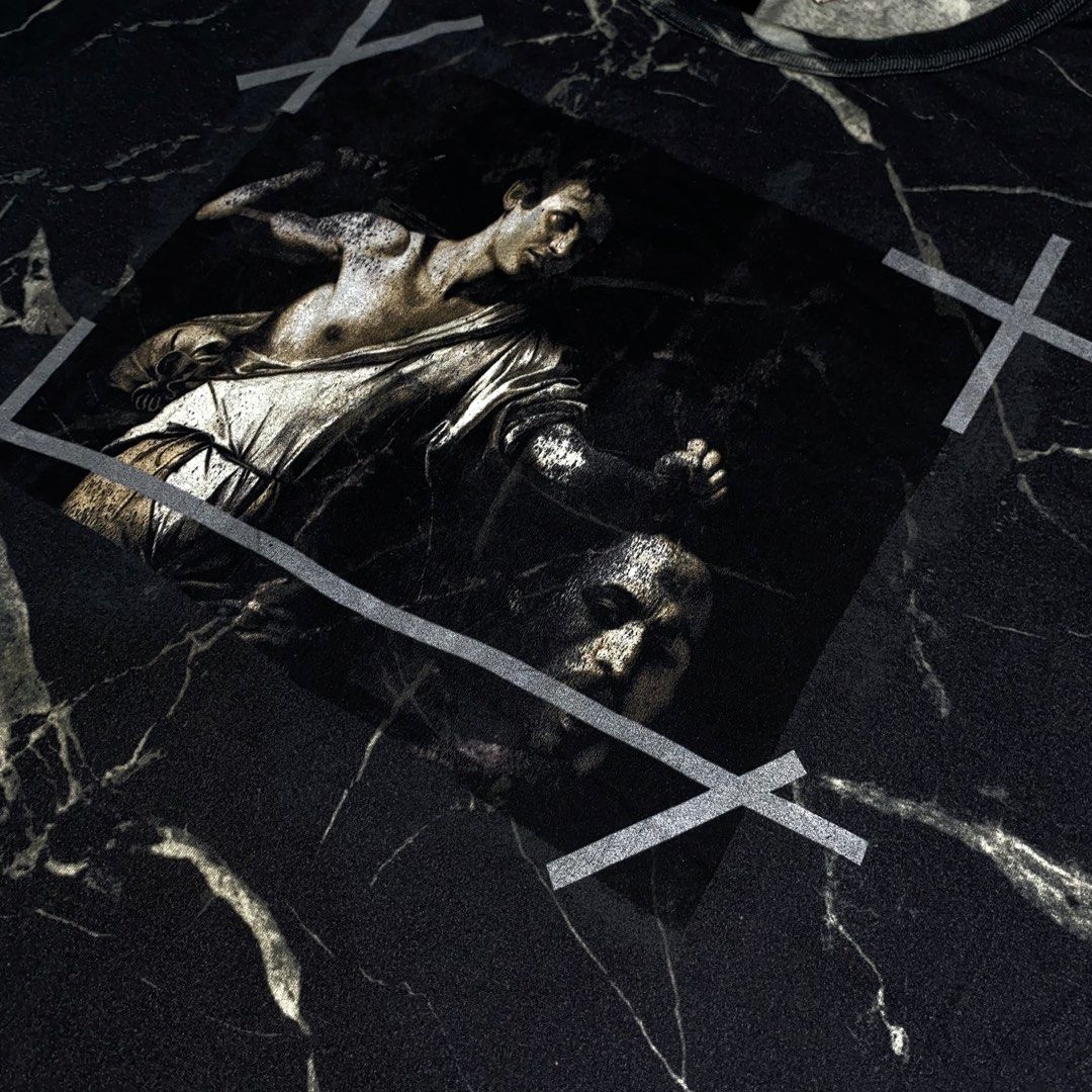OFF WHITE CARAVAGGIO MARBLE TEE (Category: Tshirts & Polo Shirts ) located in Leyte. Submitted by uvuvwebe (Listing ID 1468981600, Image 2). Description: .
