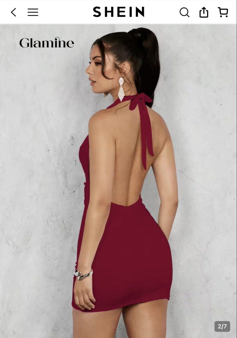 Halter Neck Bodycon Mini Dress (Category: Dresses) located in Pasig City. Submitted by roxannecawaling (Listing ID 1469059193, Image 2). Description: 📍pasig -decluttering.