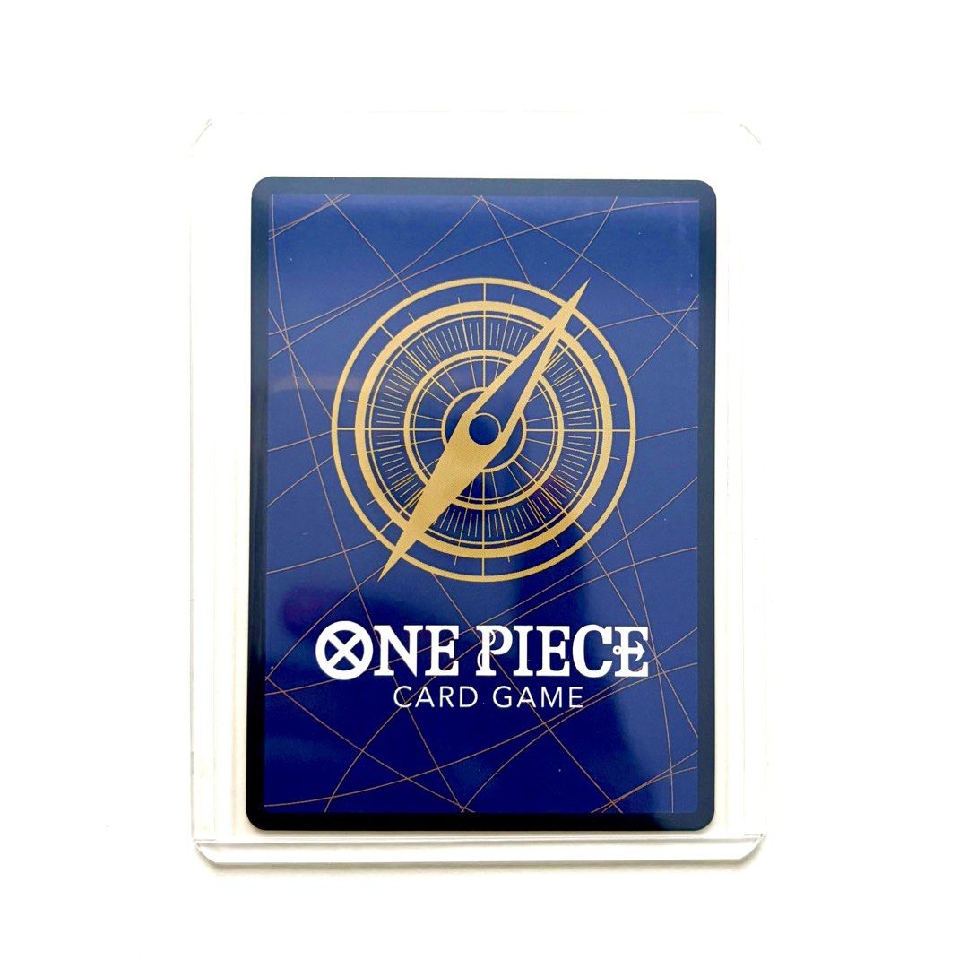 One Piece Trading Card Game: OP01-121 SEC (Category: Raw Singles) located in Santa Rosa. Submitted by shikaricollectibles (Listing ID 1468995668, Image 2). Description: One Piece Trading Card Game: OP01-121 SEC One Piece Card Game item from Bandai. Perfect for both competitive players looking to upgrade their meta decks and collectors hunting for premium artwork Card Sleeve, Toploader & Toploader Sleeves Included.