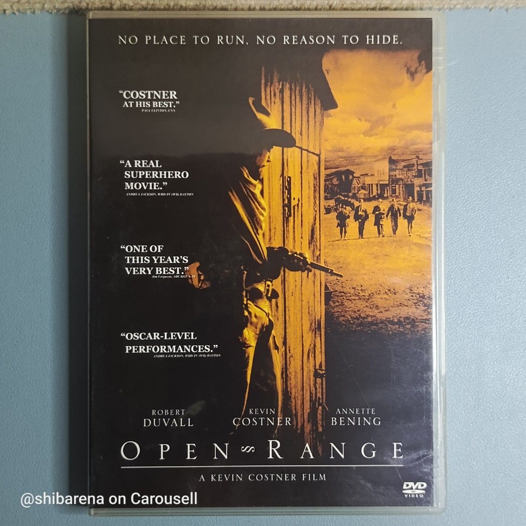 Open Range DVD - Region 2 PAL (Category: CDs & DVDs) located in Cebu City. Submitted by shibarena (Listing ID 1469054801, Image 1). Description: - Open Range DVD - Region 2 PAL (Pre-owned) - Starring Robert Duvall & Kevin Costner - Director: Kevin Costner Note: The disc holder inside the DVD case is broken ⚠️ Please ensure your DVD player supports Region 2 (PAL) before purchase..