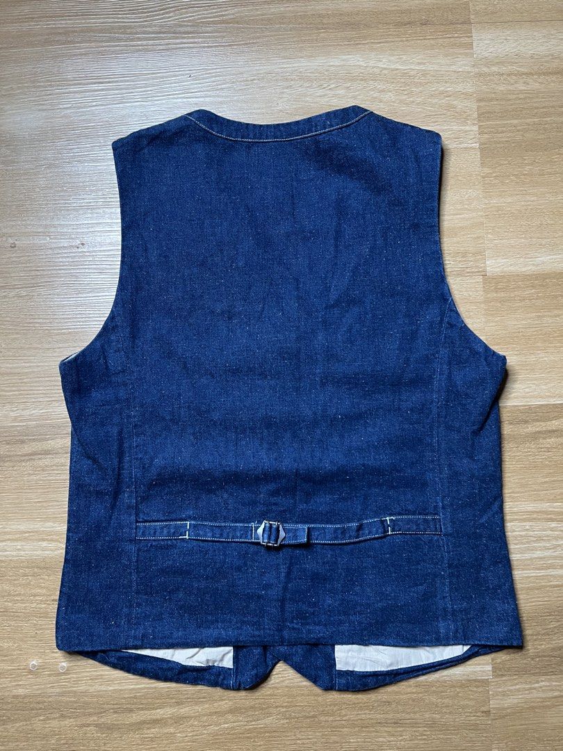 Orgueil Denim Gilet by Studio D'Artisan (Category: Coats, Jackets and Outerwear) located in Cebu City. Submitted by gaston_roux (Listing ID 1469011563, Image 2). Description: 21x26 No issue Good as new Hard to find?.