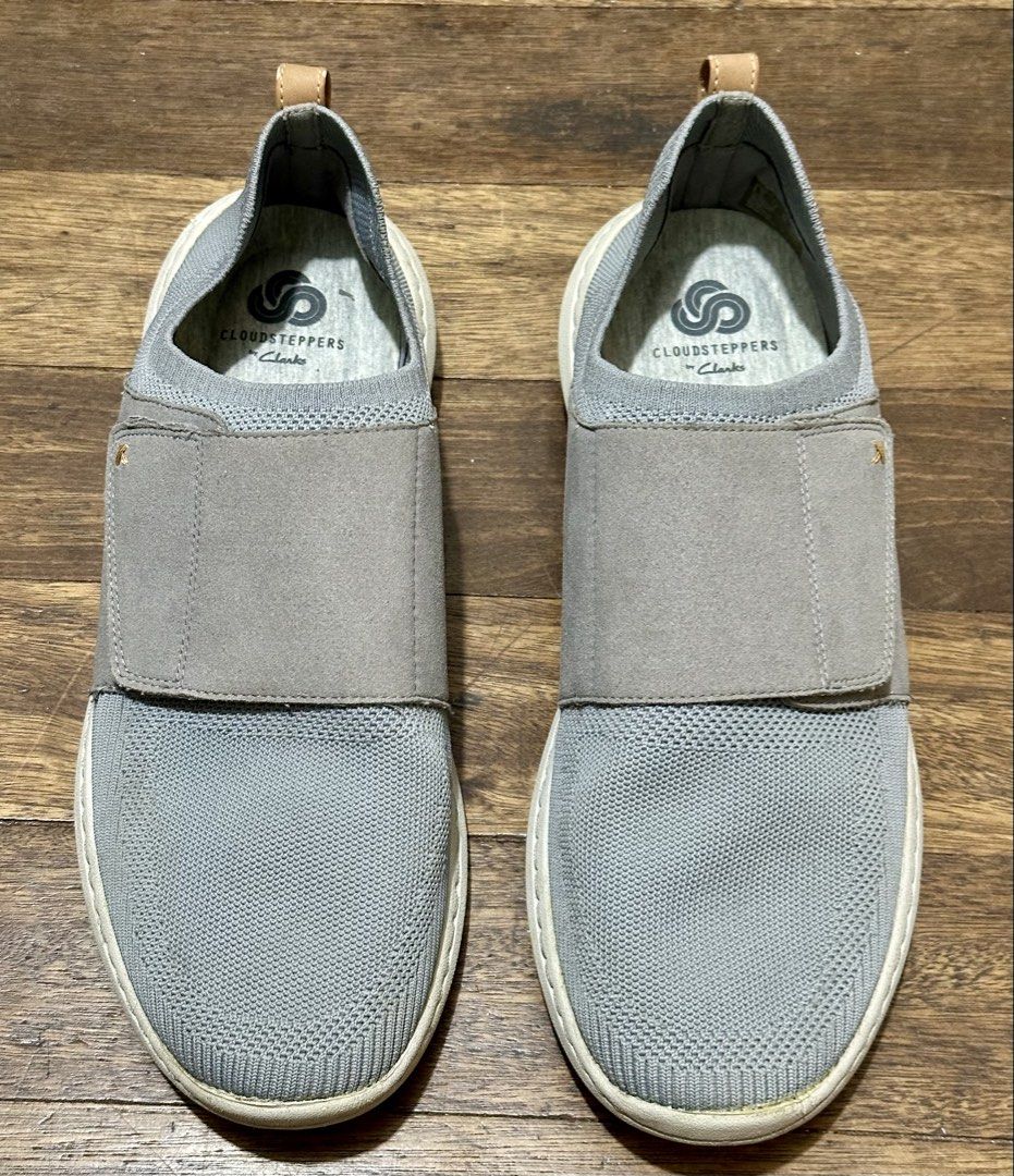 Original Clarks Cloudsteppers Slip-On Shoes (Category: Casual Shoes) located in Manila. Submitted by rc103 (Listing ID 1469037838, Image 3). Description: 100% Authentic Worn 3 times only Almost brand new Very comfortable soft cushion sole Versatile color gray Actual pic (posted no filter) RFS: This size 10 is a bit bigger than usual No swap No meetup Can be personally collected or pickup at Diliman QC via lalamove / grab (buyer’s expense) Please 