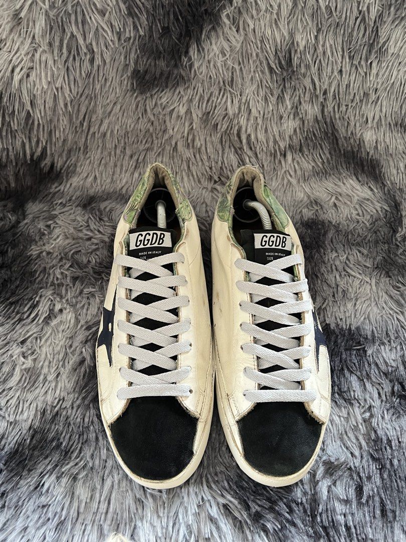 Original ggdb 41 (Category: Sneakers) located in Quezon City. Submitted by snoooow (Listing ID 1469131011, Image 2). Description: Original ggdb sneakers Size 41 euro mens Used with heeldrags Shoes with ggdb dustbag.