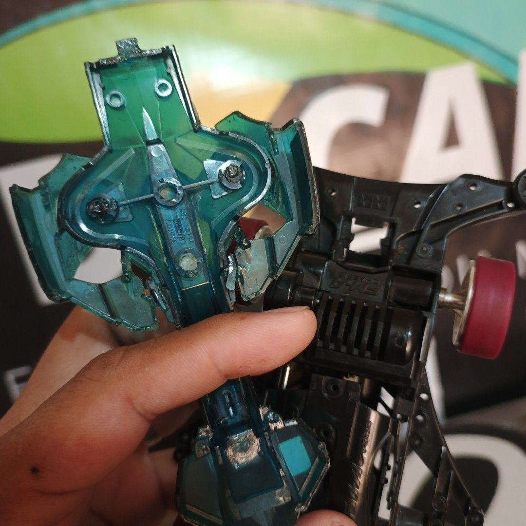 Original Tamiya Mach Frame FM-A Chassis (Category: Action & Battle Toys) located in Batangas. Submitted by D.CAP (Listing ID 1468966250, Image 3). Description: For Sale:⬇️ 🛒 Original Tamiya Let's go -Mach Frame FM-A Chassis *Clear green Cowl *4 wheel bearing included *Lightdash motor 🅿️ 599.00 + SF Yours ✅ 📦 As-is condition nabili ko siya sa japan surplus *(No crack/Complete Internal/included motor/Nobox) *Check picture for details *Tested wor