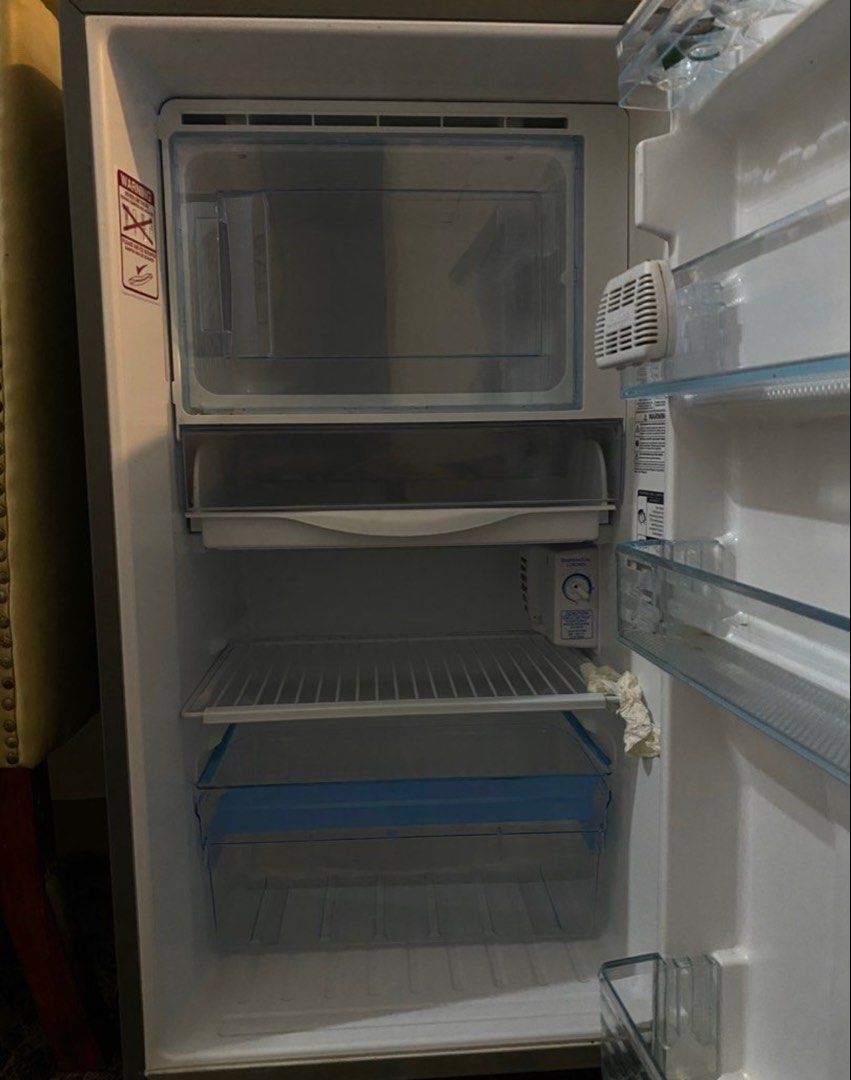 Panasonic Compact Fridge Grey (Category: Refrigerators and Freezers) located in San Pablo. Submitted by gabbydcl (Listing ID 1469034885, Image 3). Description: FOR SALE Refrigerator (Panasonic) Perfect for dormers RFS: Moved out of dorm. Used for dorm, not really used that much. Only for water, vegetables and ice cream. No issues. Almost Brand New. 📌 Lights Working 📌 Freezer Working 📌 Power Efficient 📌 Can Fit Alot 📌 Cools Pretty Fast Ref. M
