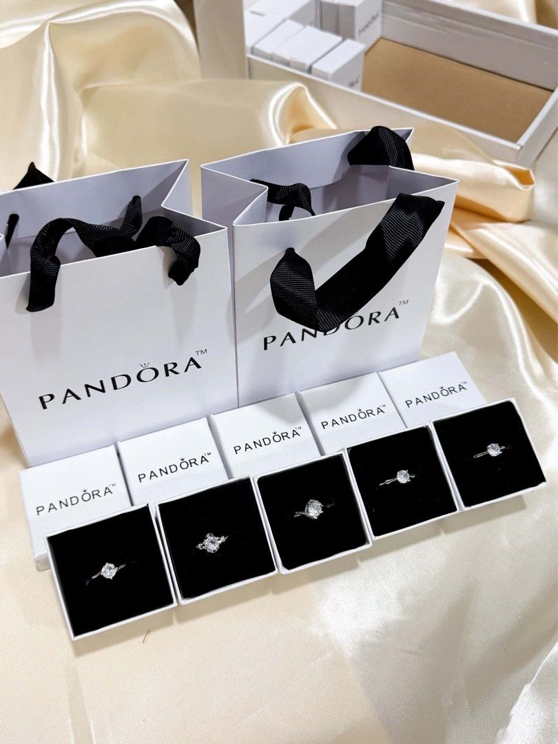 💍(2)HIGH QUALITY- PANDORA INSPIRED RINGS💍 (Category: Rings) located in Caloocan City. Submitted by shairapretty (Listing ID 1469101477, Image 1). Description: adjustable with box and paper bag perfect for gifts🙌🏻😍.