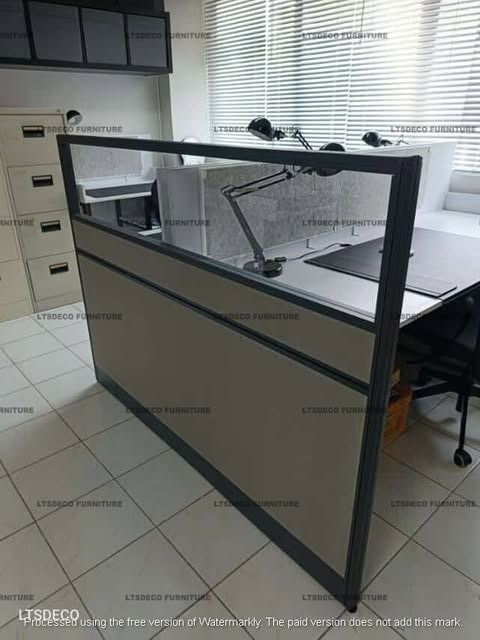 PANEL DIVIDER WITH GLASS OFFICE PARTITION (Category: Office Furniture & Fixtures) located in Quezon City. Submitted by cherry.ltsdeco (Listing ID 1469005409, Image 3). Description: LTSDECO Home and Office Furniture Trading MANUFACTURER • FABRICATOR • SUPPLIER Looking for office furniture, modular partitions, workstations, or customized furniture? We can help! LTSDECO Home and Office Furniture Trading is a trusted manufacturer, fabricator, and sup