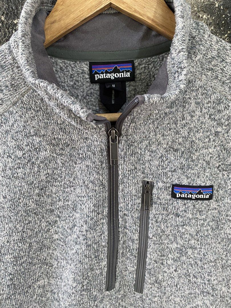 Patagonia Quarterzip Logo Patch Sweater (Category: Coats, Jackets and Outerwear) located in Villaverde. Submitted by theluxurythrift.ph (Listing ID 1468972183, Image 3). Description: Wts Patagonia Size Medium on Tag W 23 Inch L 27 Inch Excellent Condition No Flaws 2499 + Sf.