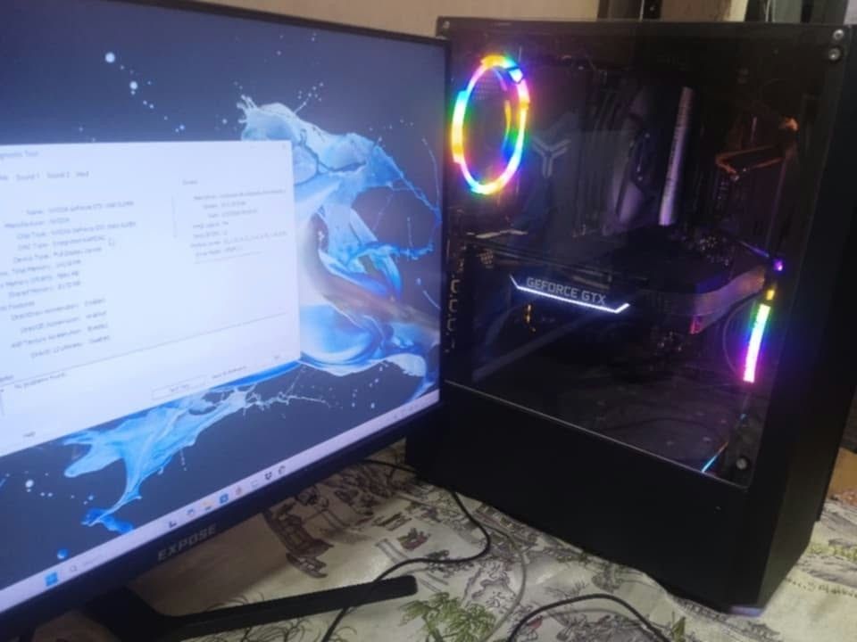 PC WITH GPU RUSH (Category: Desktops) located in Quezon City. Submitted by gagseller077 (Listing ID 1469074018, Image 2). Description: PC SPECS 18000 WITH GPU PROSESSOR : Intel(R) Core(TM) i7 - 6700 CPU @ 3.40GHz RAM : Kingston Fury 4gb Crucial Balistix 4gb (Total of 8gb RAM) MOBO : Gigabyte Ga-Z270-Hd3 SSD : Kingston 256Gb GPU : Palit GTX 1660 SUPER 6GB CPU COOLER : Jonsbo CR-1000 POWER SUPPLY : AeroCool XPredator (80 Plus Gold true-rated) MONIT