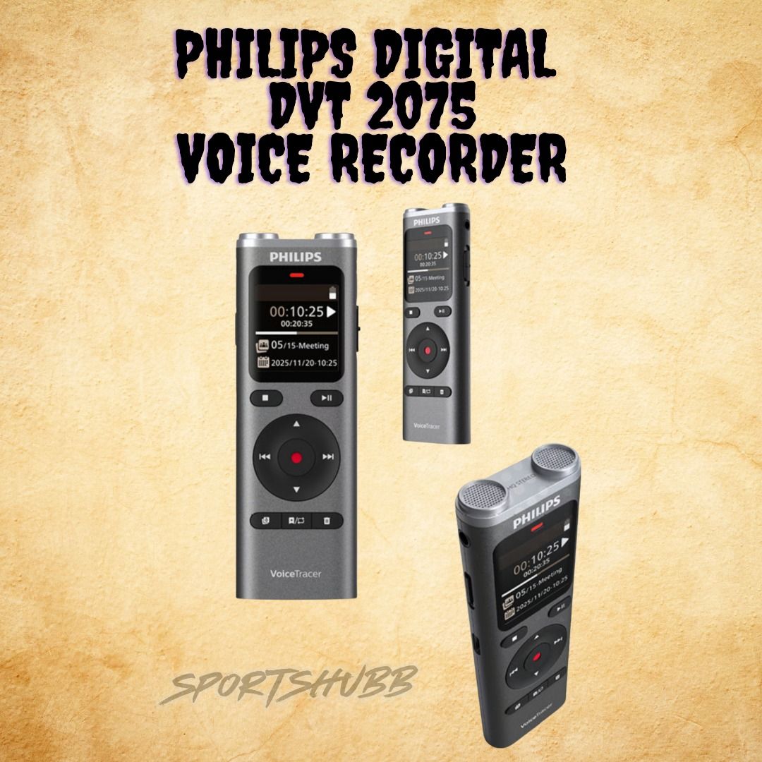 Philips Digital DVT 2075 Voice Recorder (Category: Office & Business Technology) located in Quezon City. Submitted by mike10sitaldas (Listing ID 1469110790, Image 1). Description: Philips Digital DVT 2075 Voice Recorder 8,500 Php / Brand new! We Serve Wholesale / Retail Shipping: Nationwide Shipping fee will be shouldered by the customers. *SPORTS AND MUSICAL EQUIPMENTS * GYM EQUIPMENTS *OFFICE EQUIPMENTS.