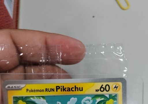 Pikachu 131 (Category: Raw Singles) located in Muntinlupa City. Submitted by jsassorteditems (Listing ID 1469004928, Image 3). Description: WITH PLASTIC PA DIN ACCIDENTALLY CUT YUNG PLASTIC IN HALF PERO DI NATULOY HAHAHA.