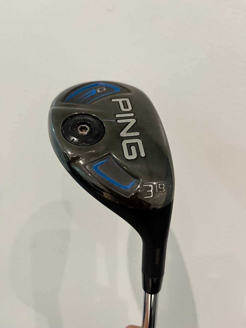 PING G U3 Hybrid / Utility Club (19°) (Category: Golf) located in Makati City. Submitted by digitechoffice_ar (Listing ID 1468999449, Image 1). Description: Utility :PING G U3 Loft Angle: 19 Shaft: N.S.Pro 950GH S PING G series is famous for being one of the most forgiving, stable, and easiest-to-launch hybrid lines ever created. PING G U3 features a slightly larger, low-profile footprint. It is built with a tiered internal sole that maximizes ba