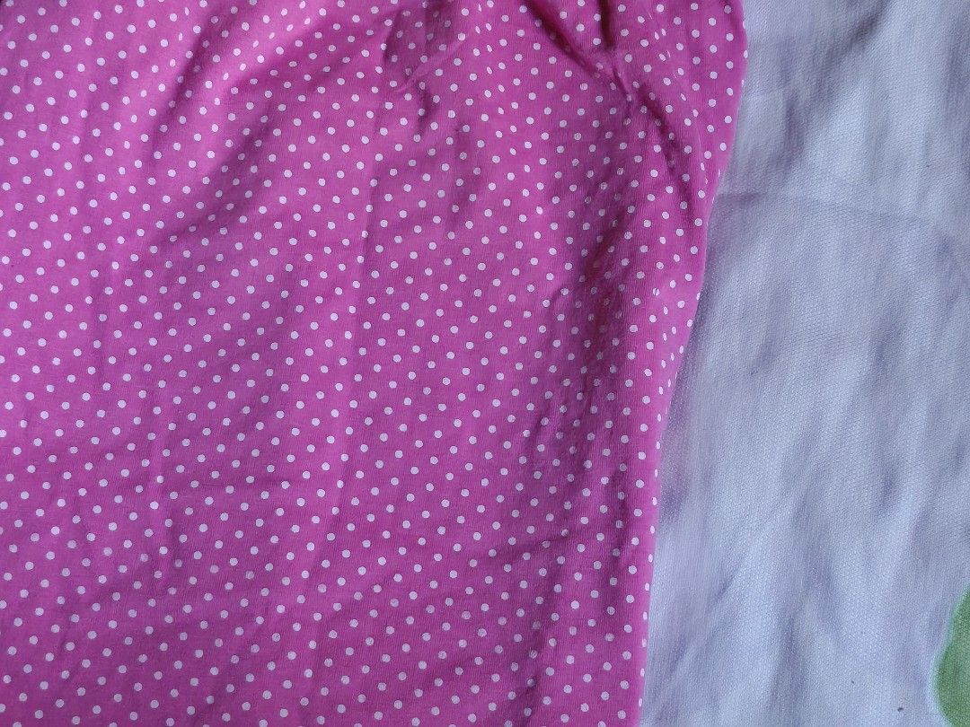 Pink Polka Dot Ruched Cami / Tank Top (Category: Sleeveless) located in Pulilan. Submitted by hly_cllctn (Listing ID 1469047562, Image 3). Description: Pink Polka Dot Ruched Cami / Tank Top Small to Medium Mine: 70 pesos (au).
