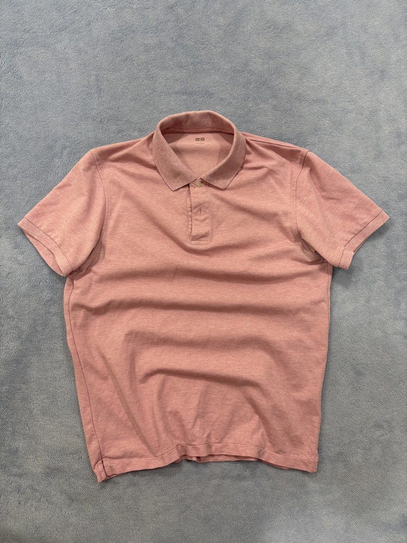 Pink Uniqlo Polo (Category: Tshirts & Polo Shirts ) located in Alburquerque. Submitted by ukay_ni_edgar (Listing ID 1469023602, Image 1). Description: Soft pink polo for an effortless everyday fit.