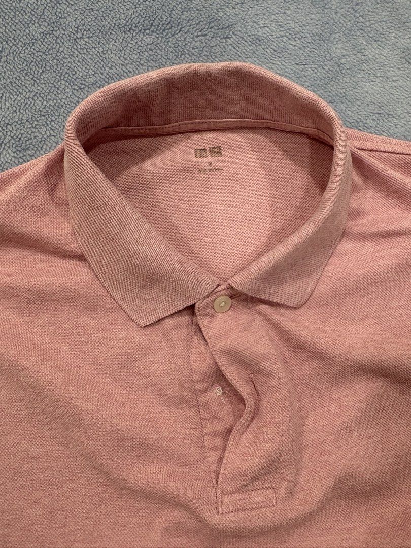 Pink Uniqlo Polo (Category: Tshirts & Polo Shirts ) located in Alburquerque. Submitted by ukay_ni_edgar (Listing ID 1469023602, Image 2). Description: Soft pink polo for an effortless everyday fit.