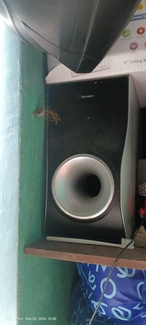 Pioneer XV-EV7 Stereo DVD Cassette Receiver System (Category: Soundbars, Speakers & Amplifiers) located in Manila. Submitted by silverstone213 (Listing ID 1469007573, Image 3). Description: Pioneer XV-EV7 full home audio stereo system - Includes main unit, two large floor-standing speakers, and smaller wall-mounted speakers - Features USB terminal, DVD playback, DivX, DTS surround, and Dolby Digital support - Powers up and tested working with ama