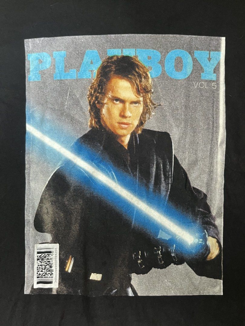 Playboy Anakin Skywalker Tee (PSG) (Category: Tshirts & Polo Shirts ) located in Las Pinas. Submitted by 5.1.5kurono (Listing ID 1469117917, Image 3). Description: Available ✅ Playboy Anakin Skywalker Tee ₱500 • width: 22 • length: 28 Issue: • off but good for psg 📍 las piñas, ph • j&t / lalamove 📦 • sf shouldered by buyer • gcash only 💸 (payment first) color may vary due to lighting all items are thrifted please manage your expectations.