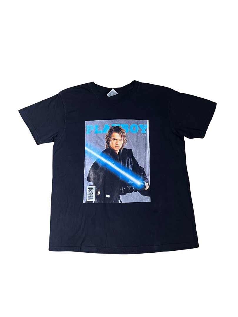 Playboy Anakin Skywalker Tee (PSG) (Category: Tshirts & Polo Shirts ) located in Las Pinas. Submitted by 5.1.5kurono (Listing ID 1469117917, Image 1). Description: Available ✅ Playboy Anakin Skywalker Tee ₱500 • width: 22 • length: 28 Issue: • off but good for psg 📍 las piñas, ph • j&t / lalamove 📦 • sf shouldered by buyer • gcash only 💸 (payment first) color may vary due to lighting all items are thrifted please manage your expectations.